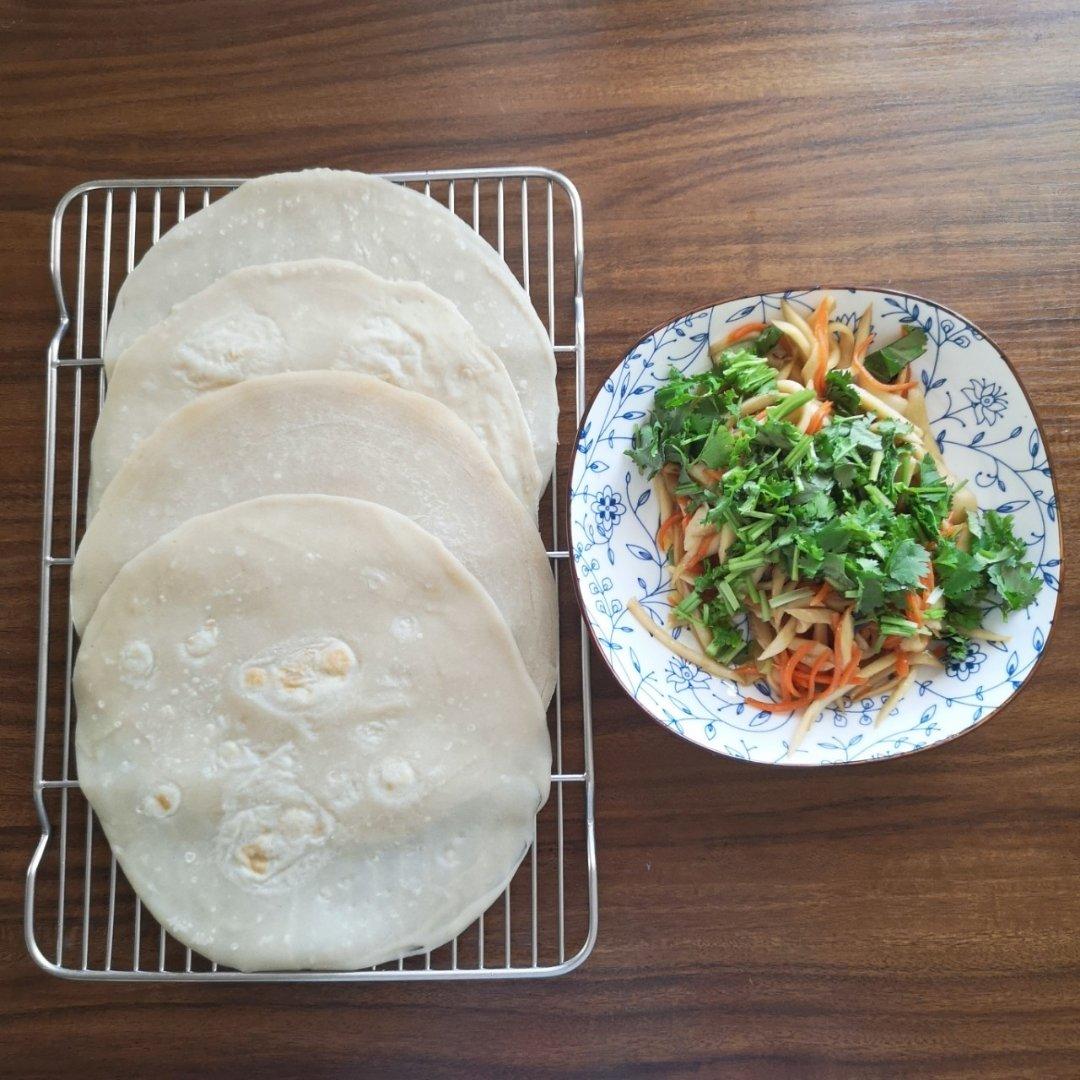 全麦煎饼卷一切