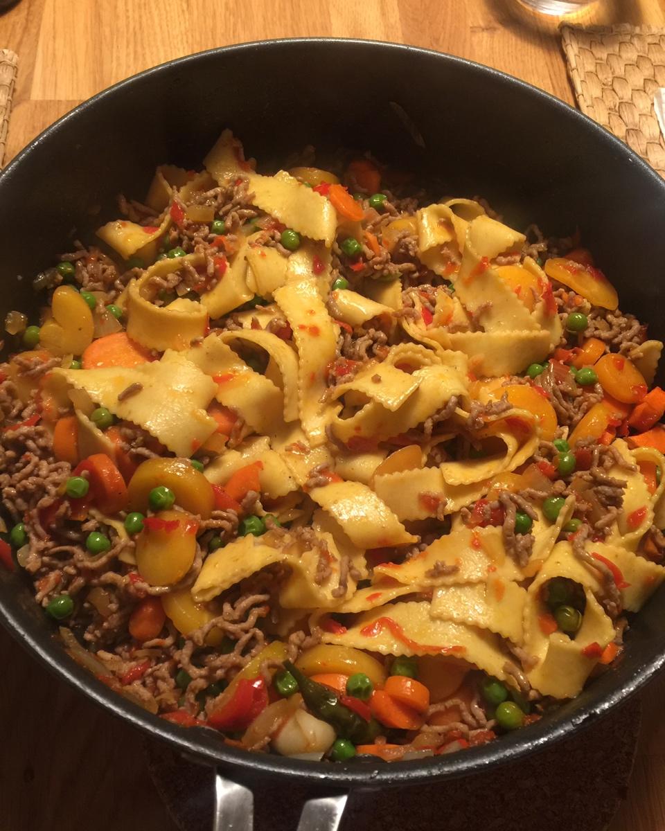 彩蔬牛肉糜