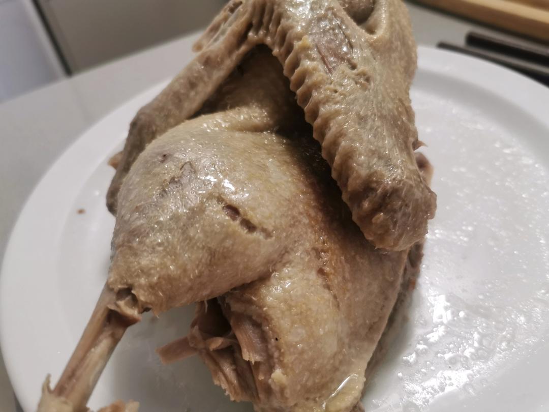 首次成功的盐水鸭腿