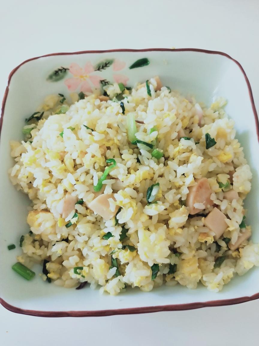黄金蛋炒饭的做法