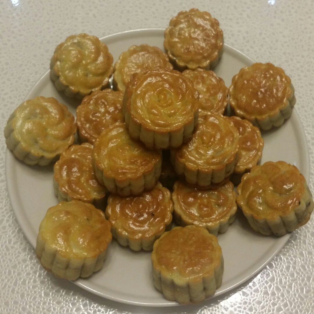 五仁月饼～不用转化糖浆的版本