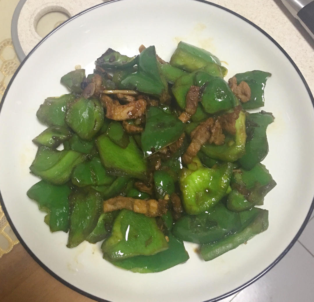 青椒炒肉