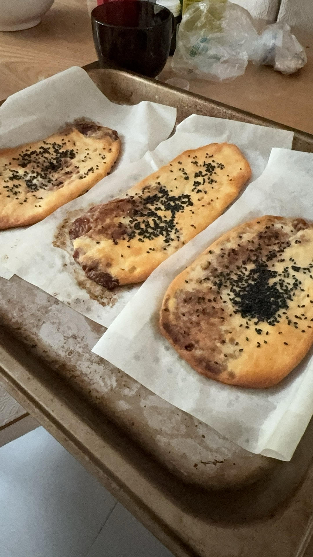 酥掉渣的鲜肉榨菜锅盔