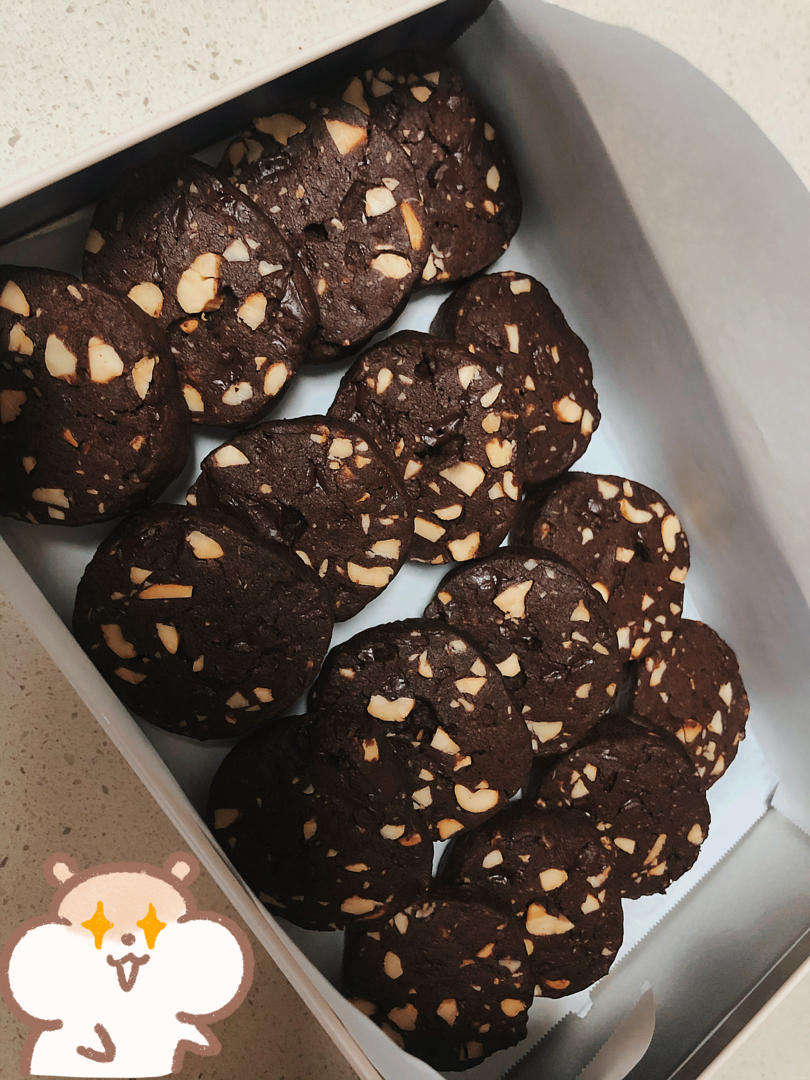 浓郁巧克力果仁曲奇 巨好吃！P妞的食记