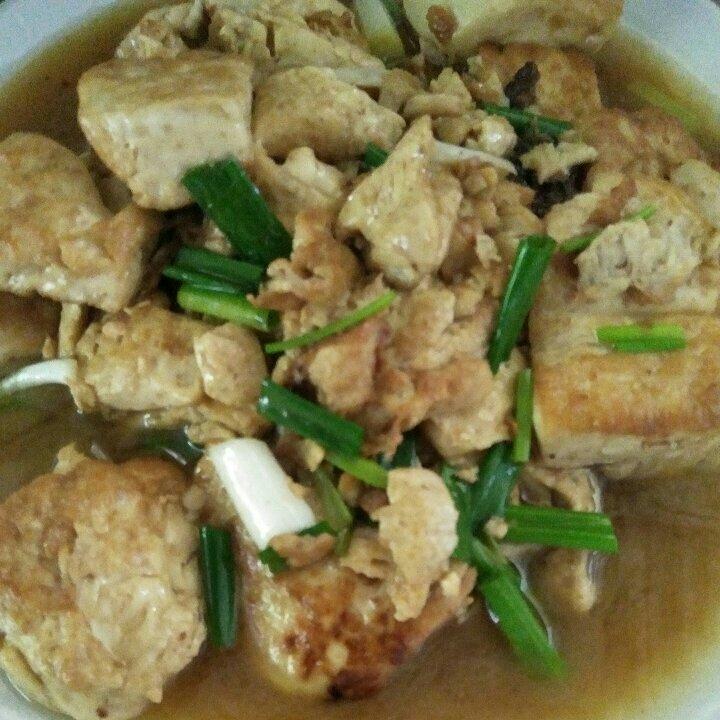 香煎豆腐--家常豆腐