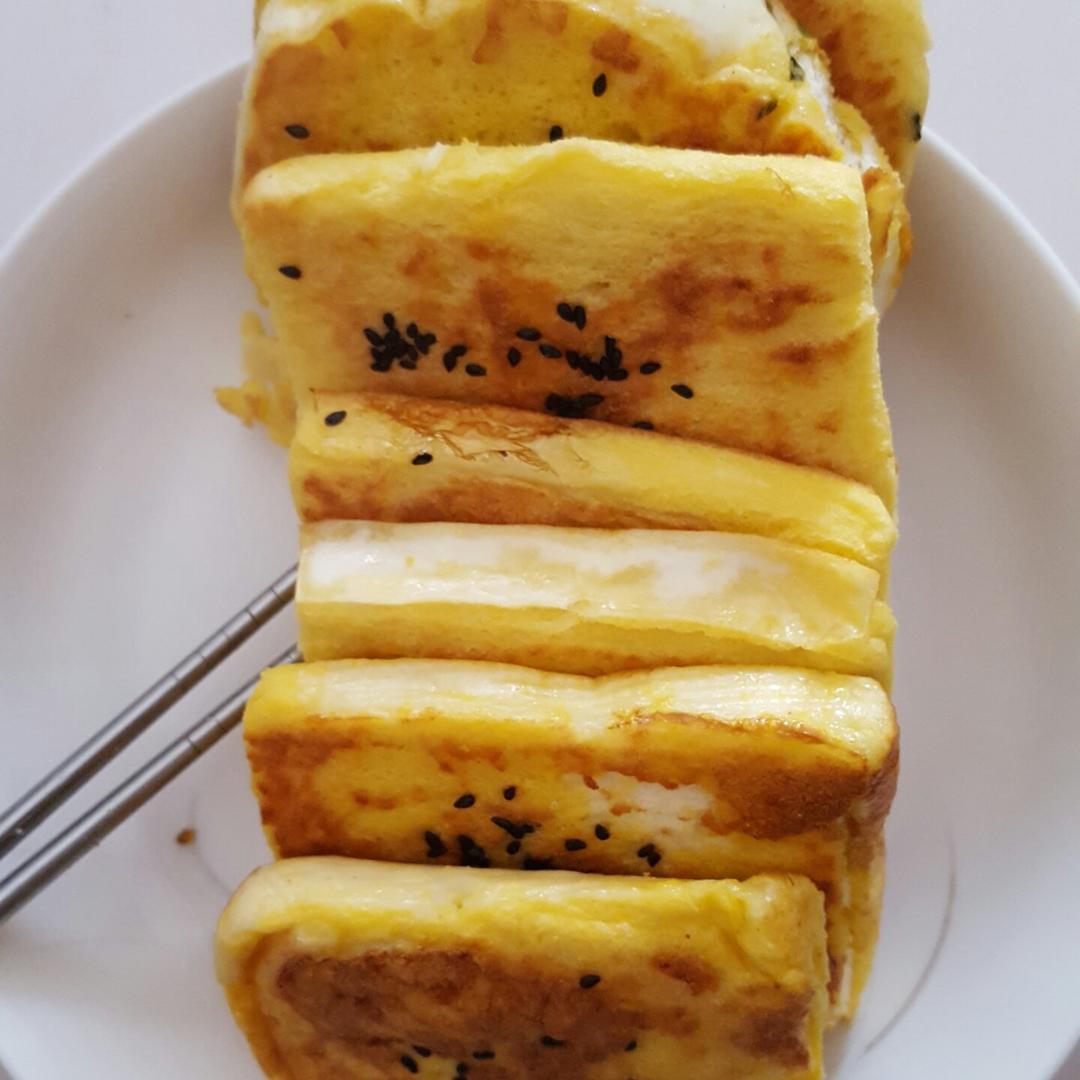 鸡蛋煎馒头片