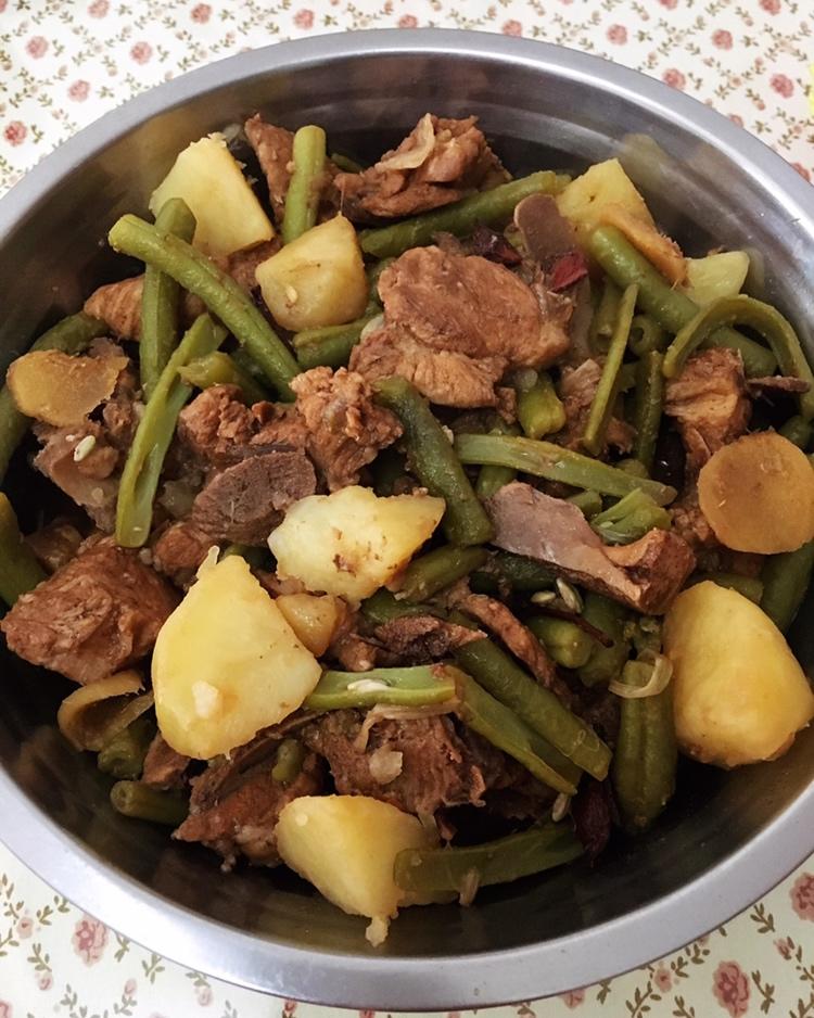 排骨炖豆角