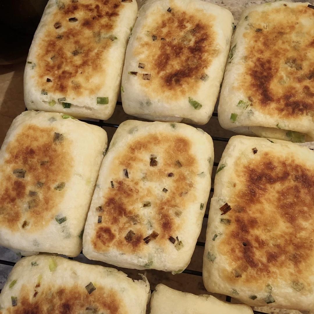 葱香发面饼