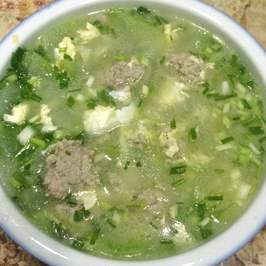 夏至冬瓜肉丸汤