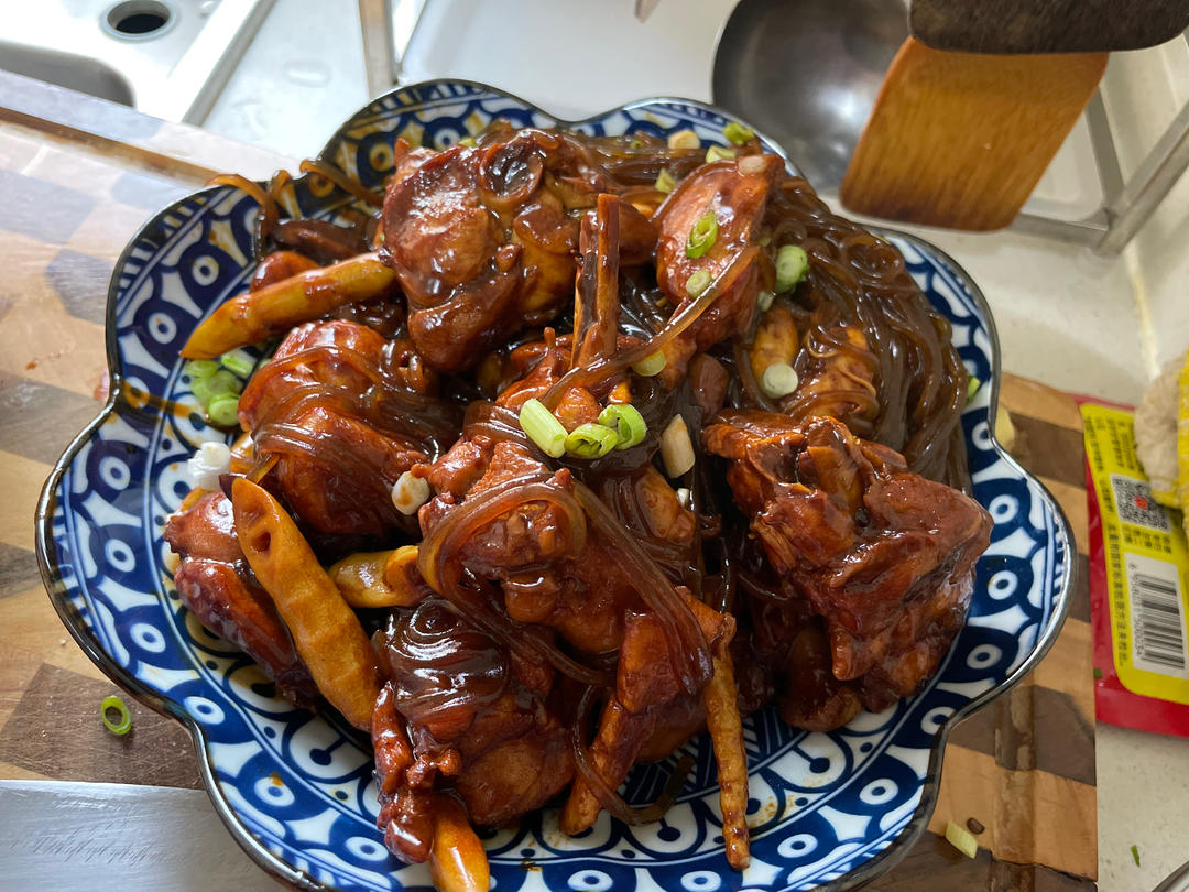 葱油焖鸡