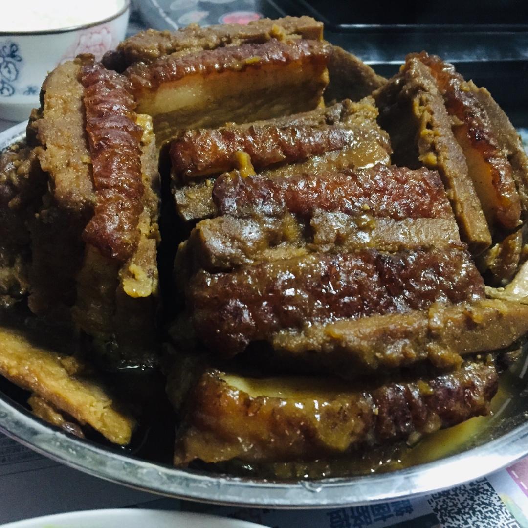 下饭神菜：传统香芋扣肉＃猪的广西 特色料理#