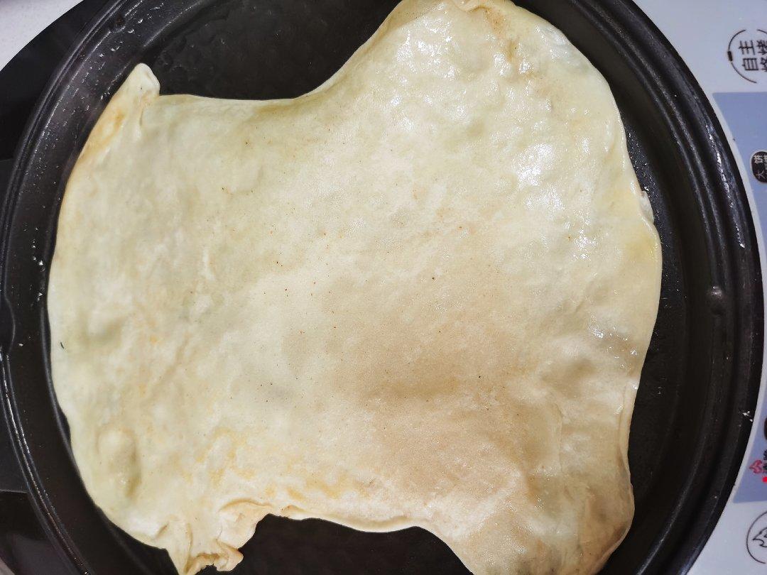 鼓大泡的鸡蛋灌饼