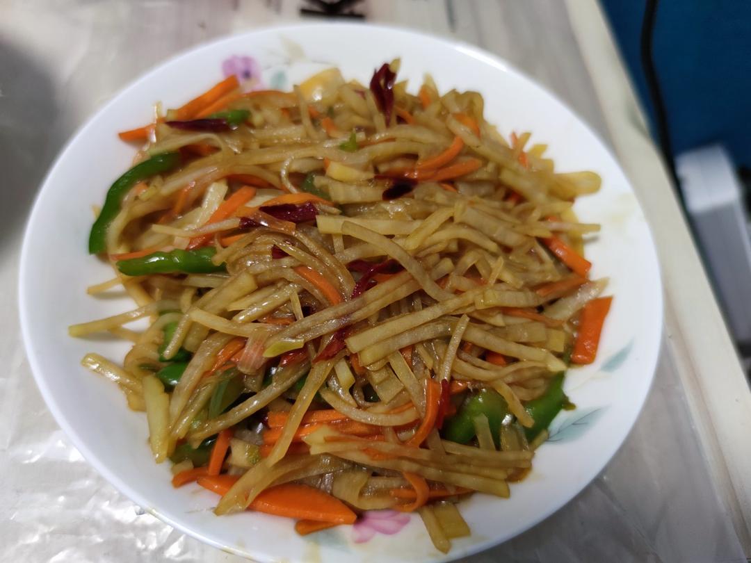 土豆丝这样做好吃到舔盘爽口零失败
