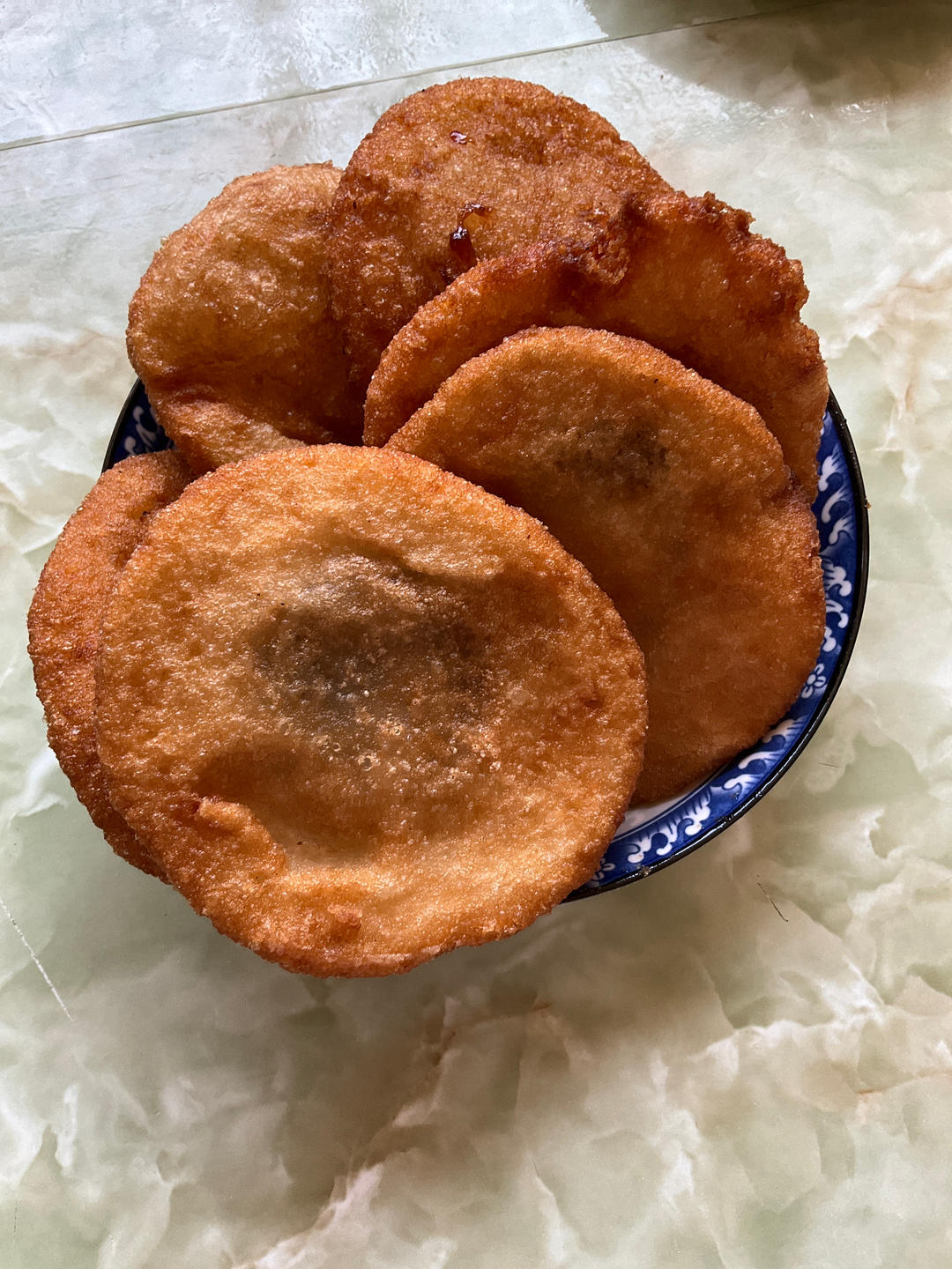 东北油炸糕（糯米粉豆沙馅儿）不翻车很简单
