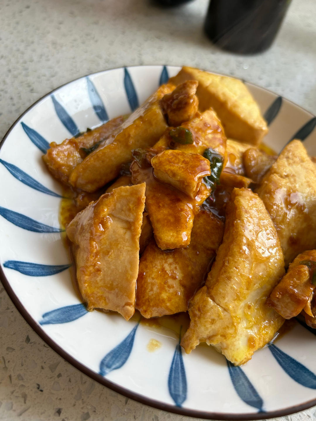 焖煎豆腐