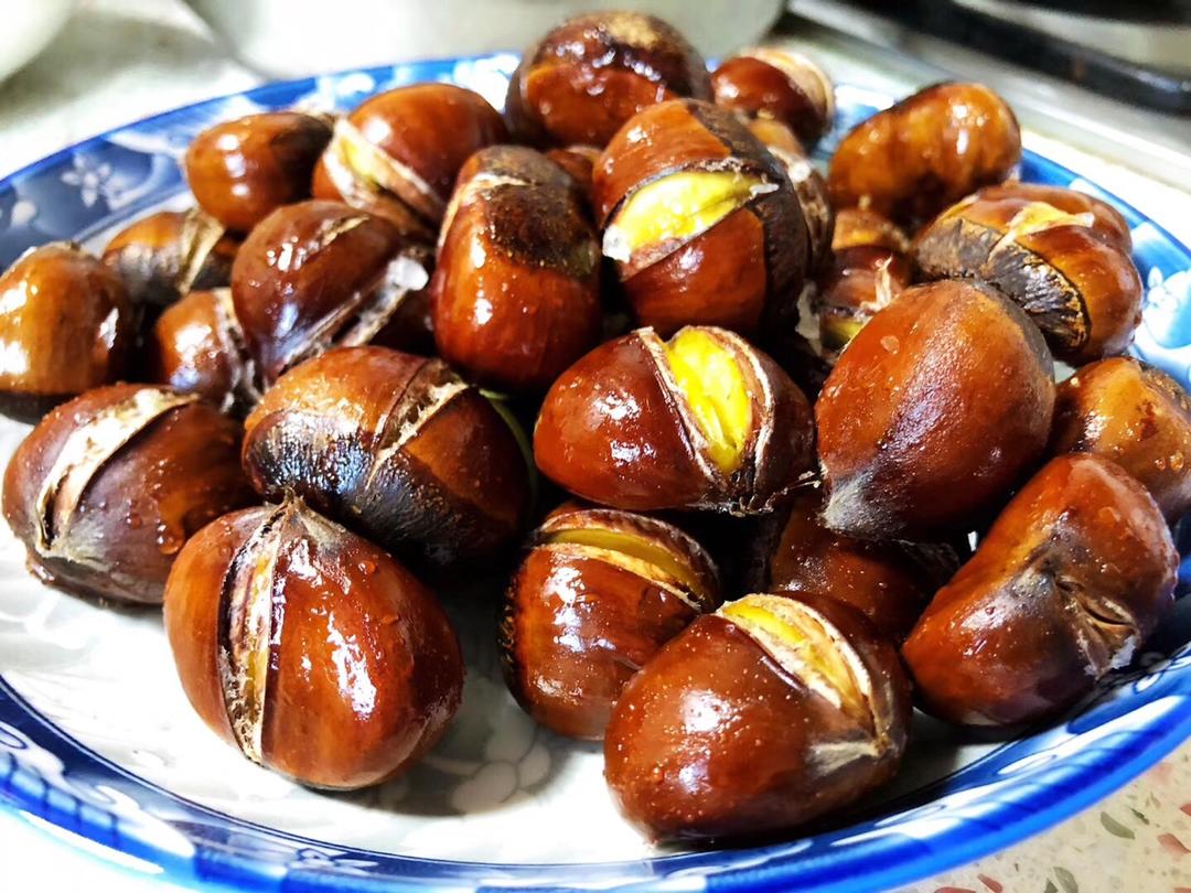 糖烤栗子（清甜版的烤箱“糖炒板栗”）