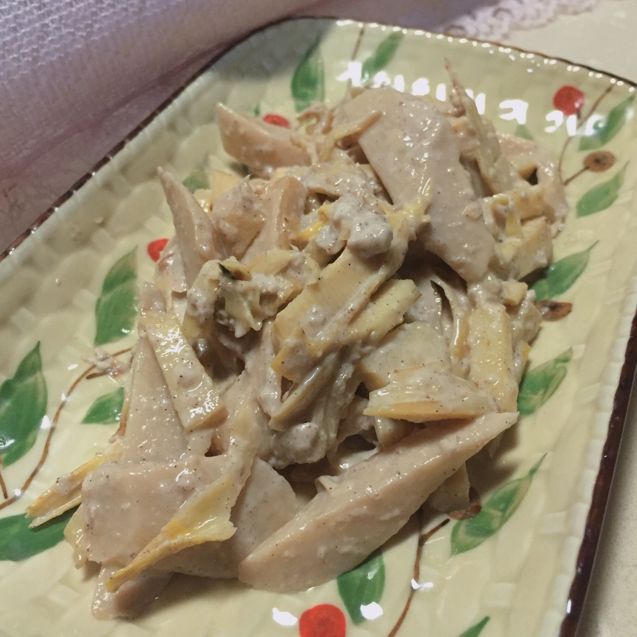 奶香冬笋蘑菇炖