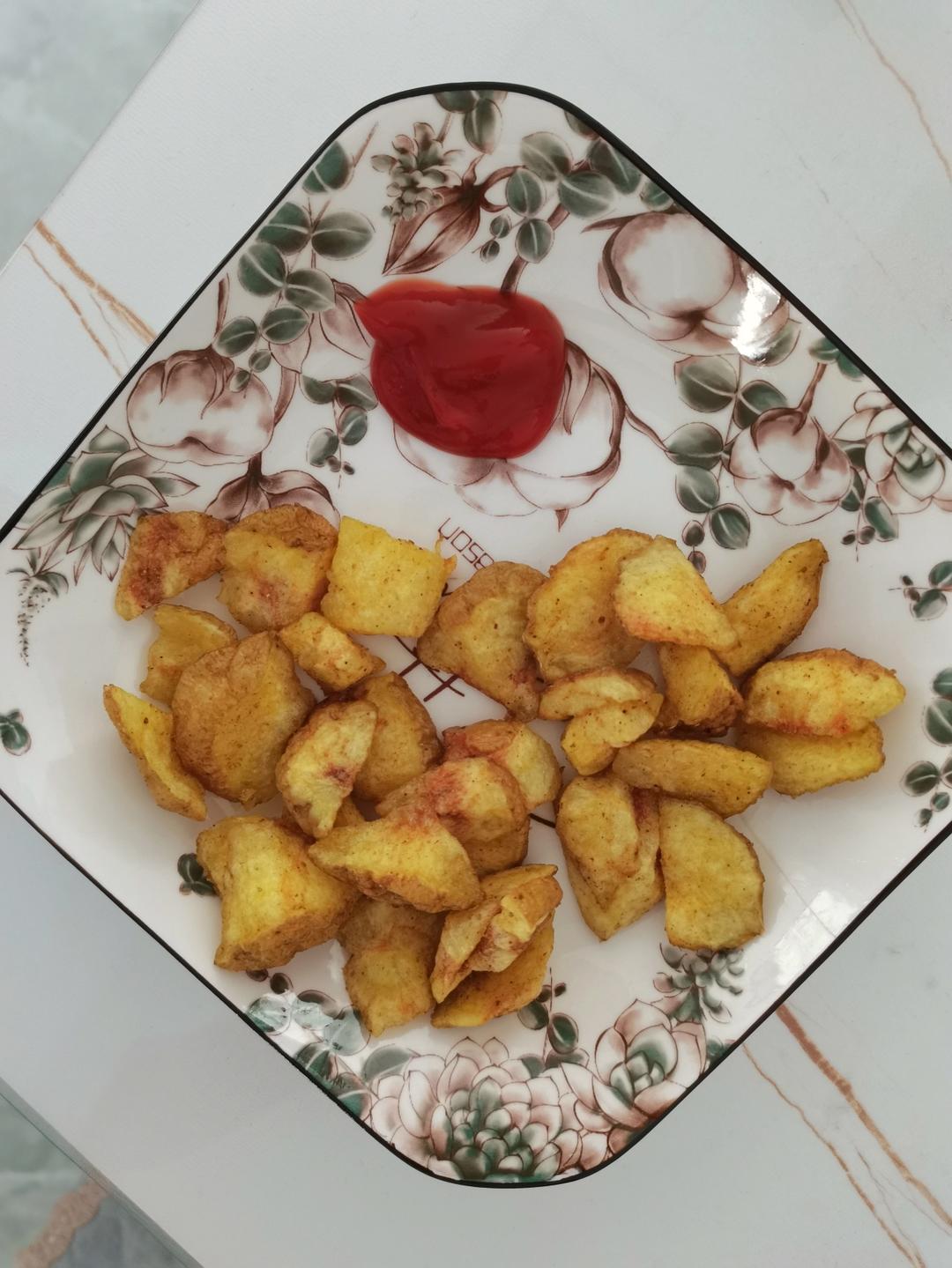 微波炉烤土豆（简单快速）