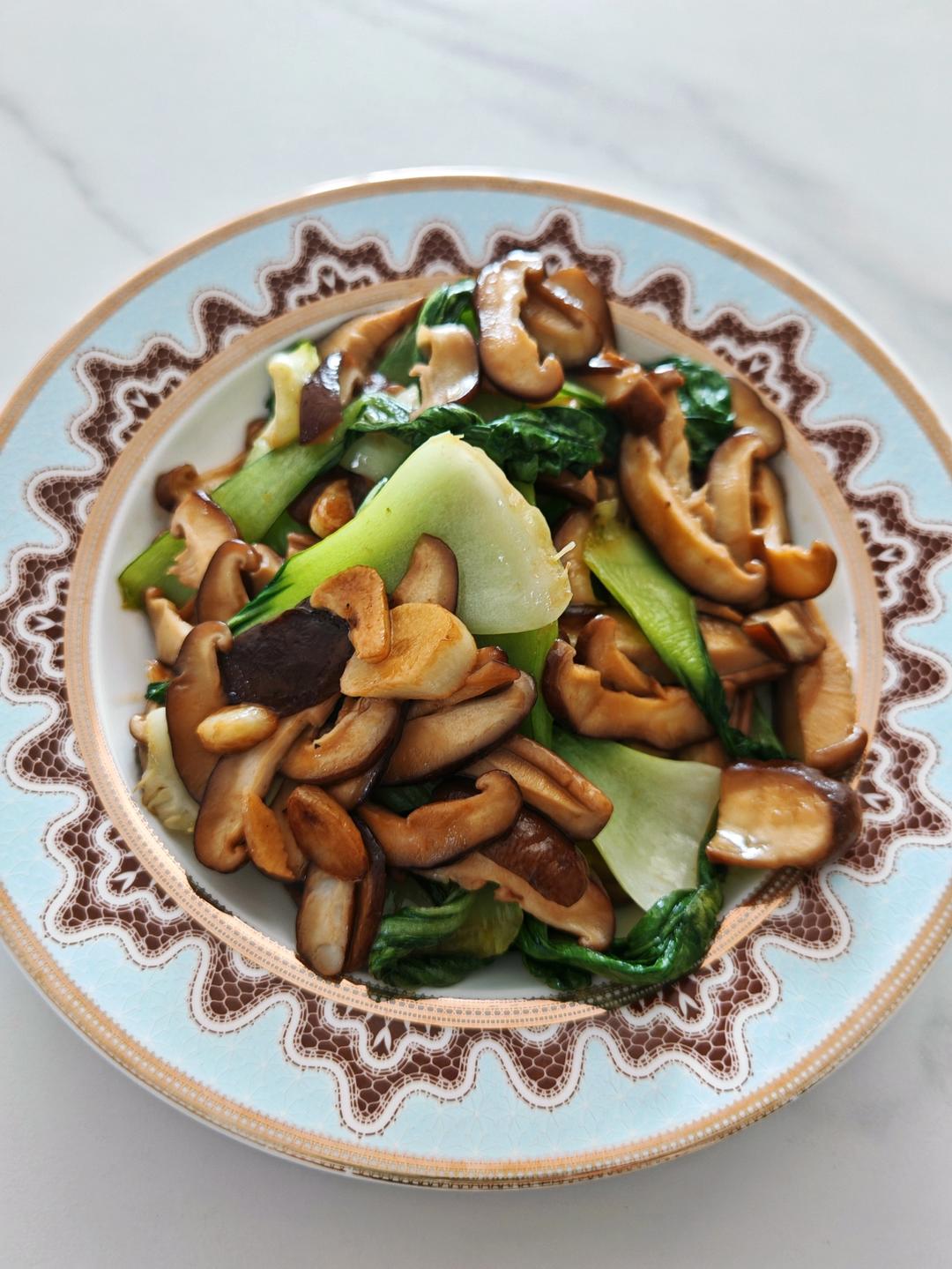 比肉还好吃的——蚝油香菇油菜