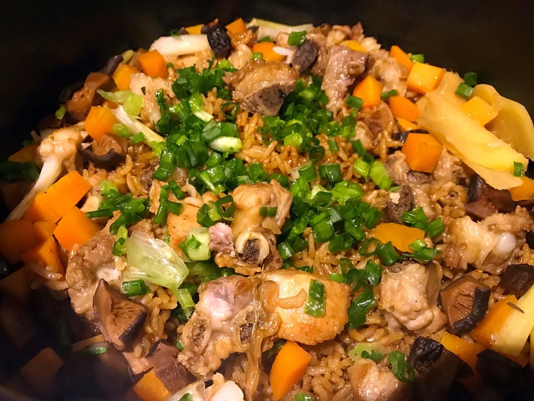 喷香排骨焖饭