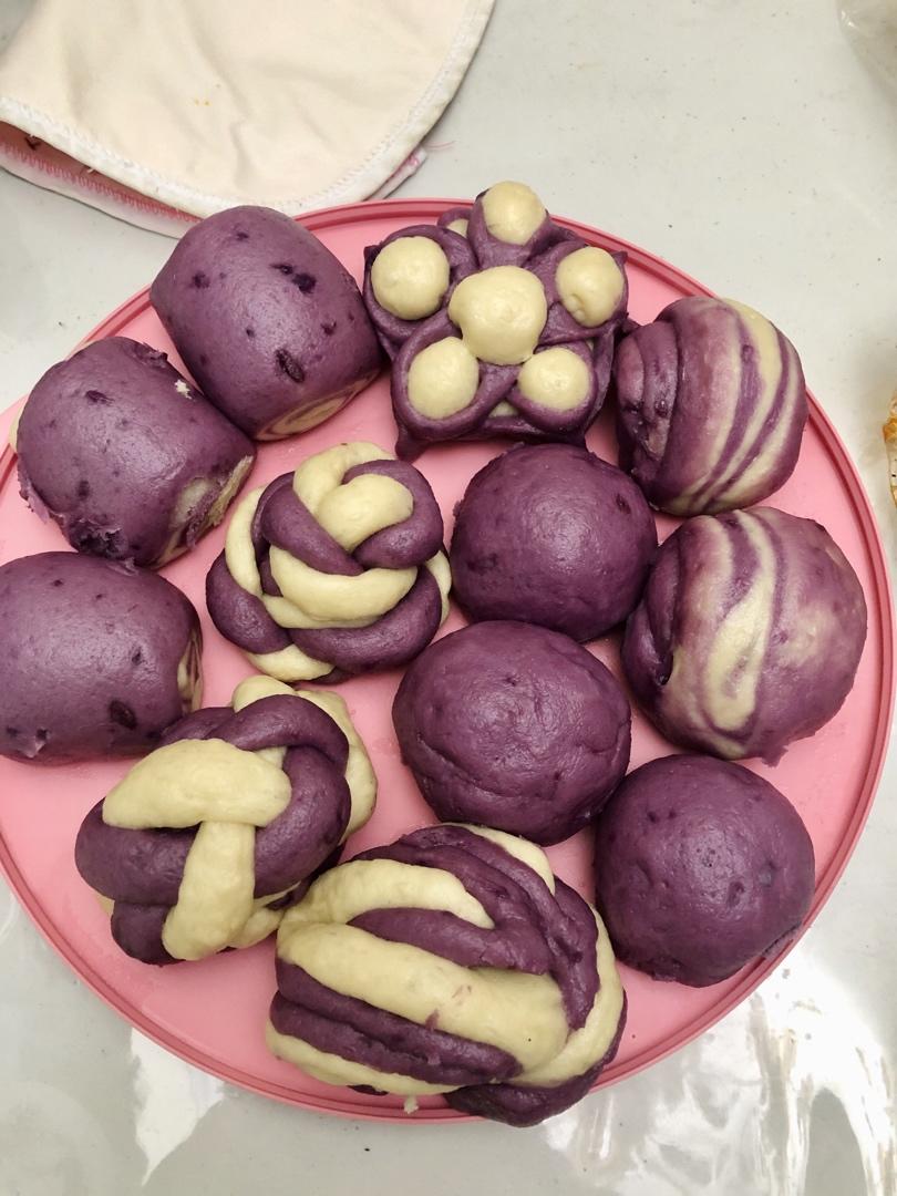 孩子超爱吃的紫薯馒头