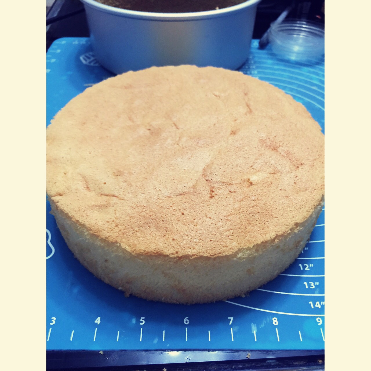超好记八寸戚风蛋糕（后蛋法）