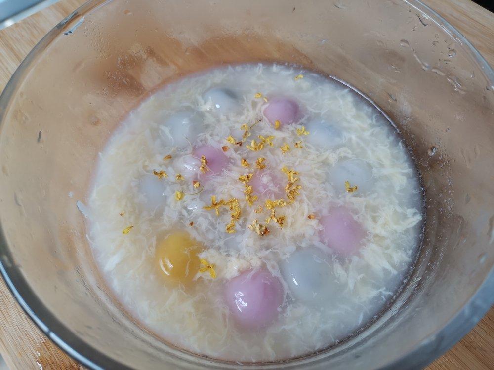 酒酿圆子甜汤