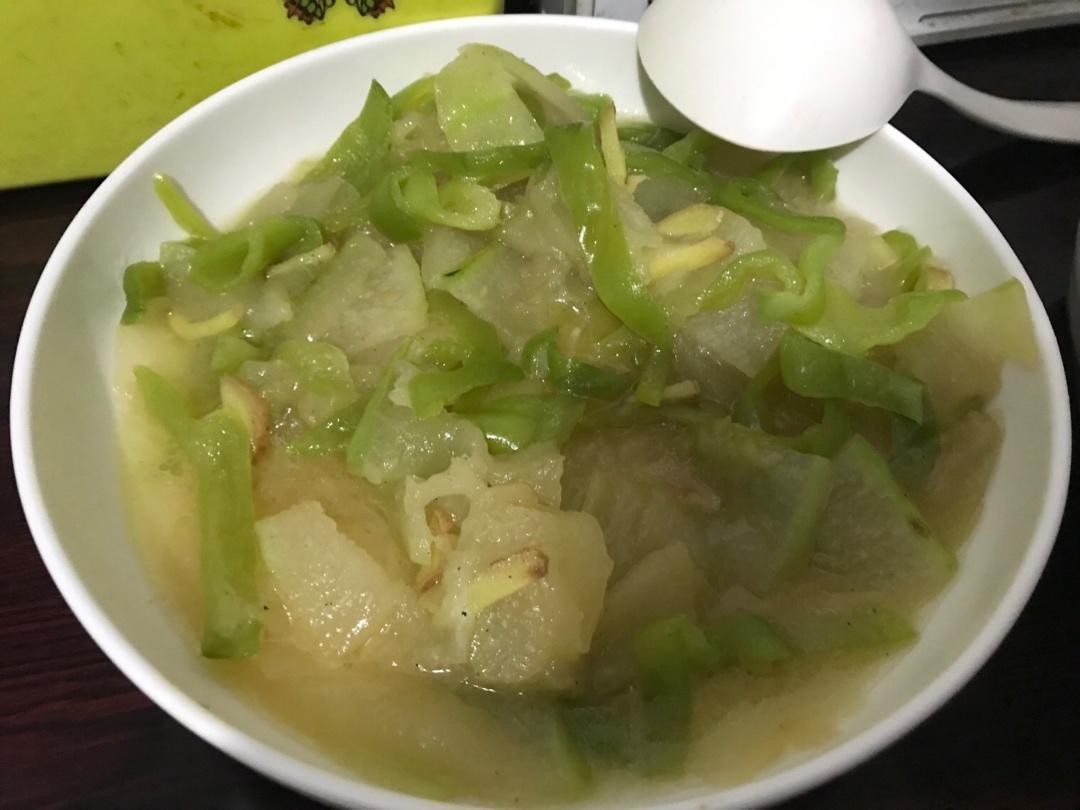 青椒炒冬瓜