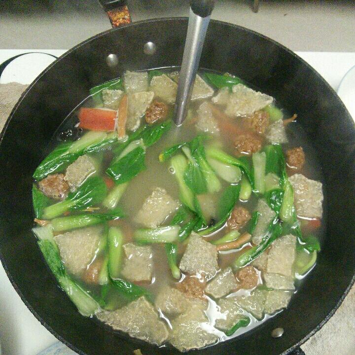 六元1996做的老陕烩三鲜丸子汤
