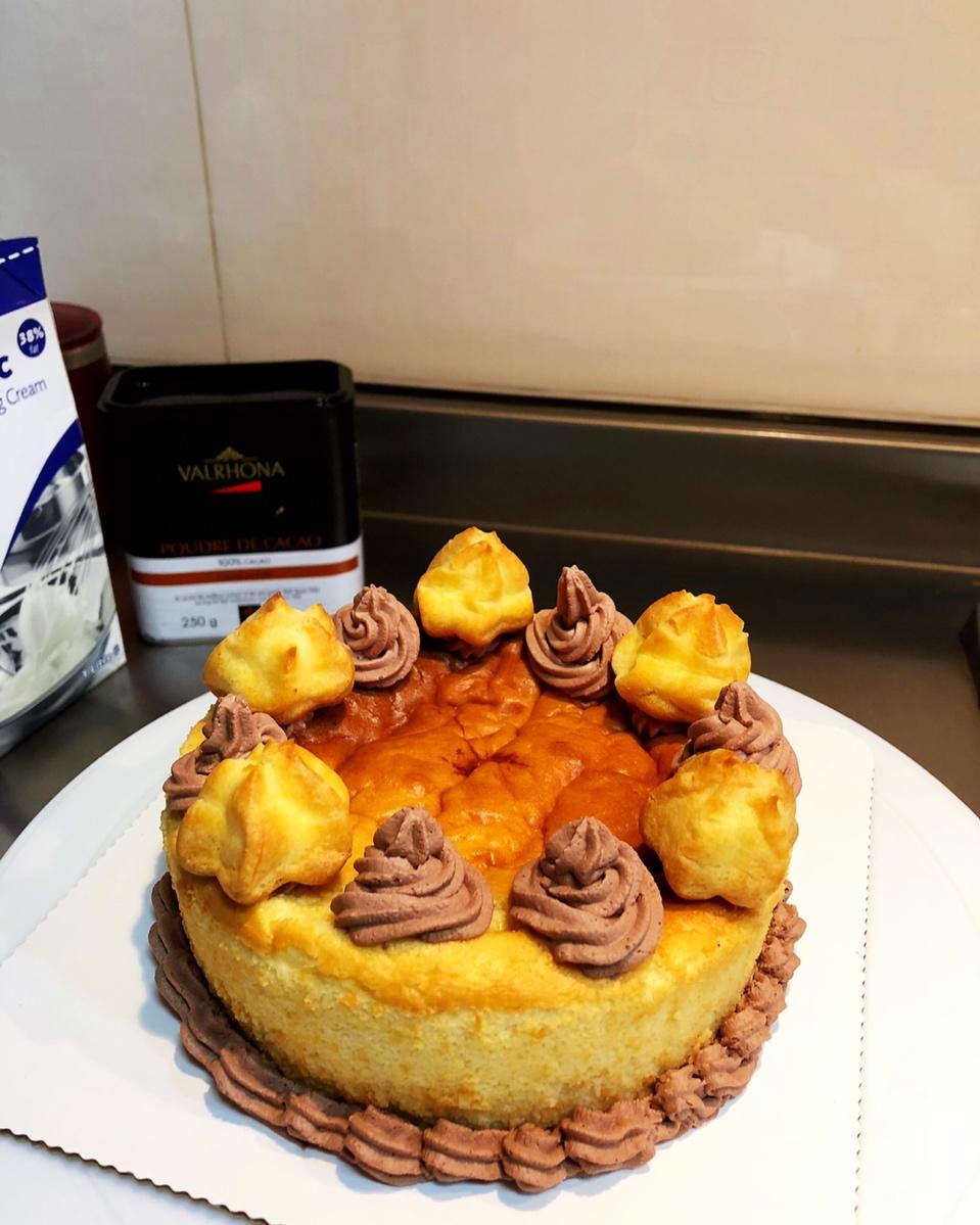 芝士爆浆流心半熟蛋糕