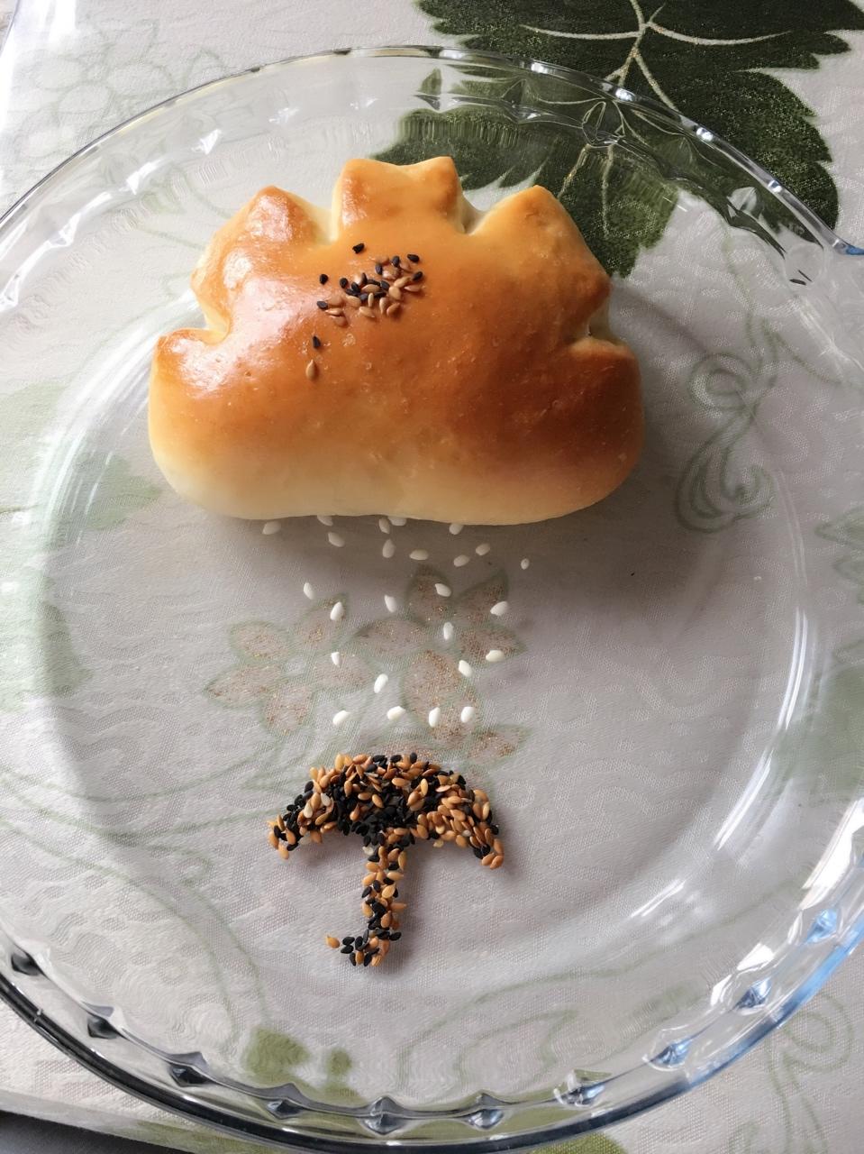 黄米蜜豆小餐包