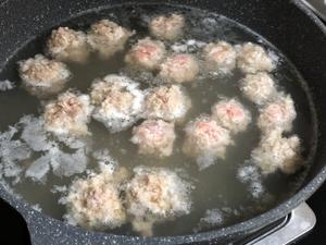 冬瓜肉丸虾皮汤的做法 步骤2