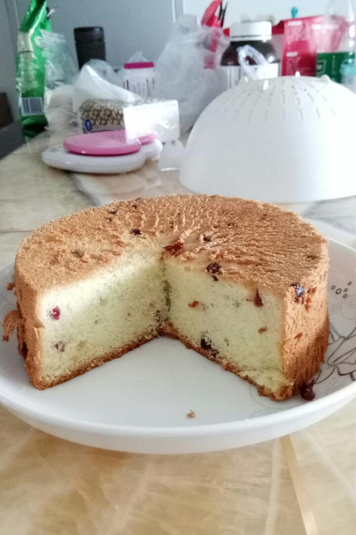 蔓越莓戚风蛋糕