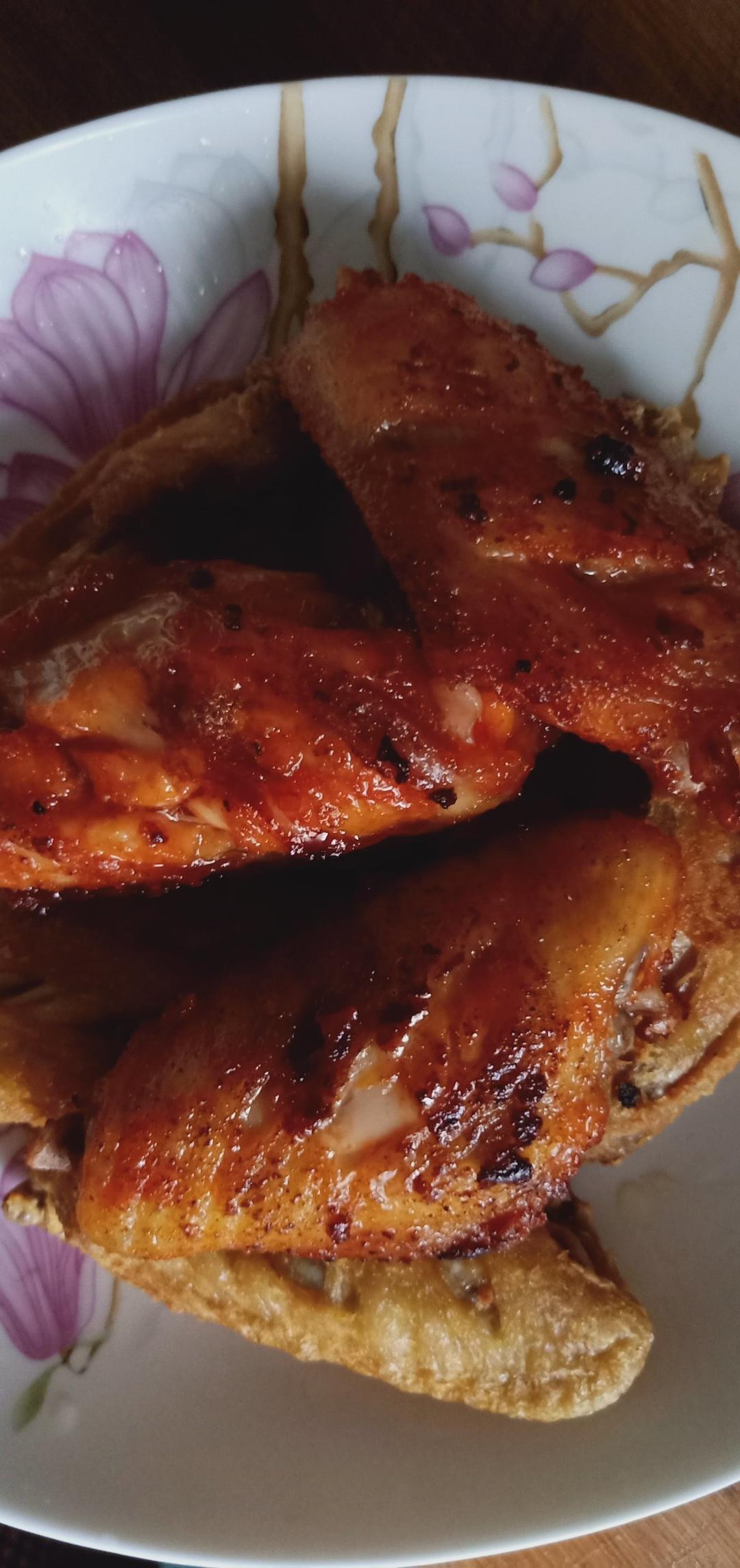 免烤箱❗️好吃到舔手指的蒜香孜然奥尔良鸡翅