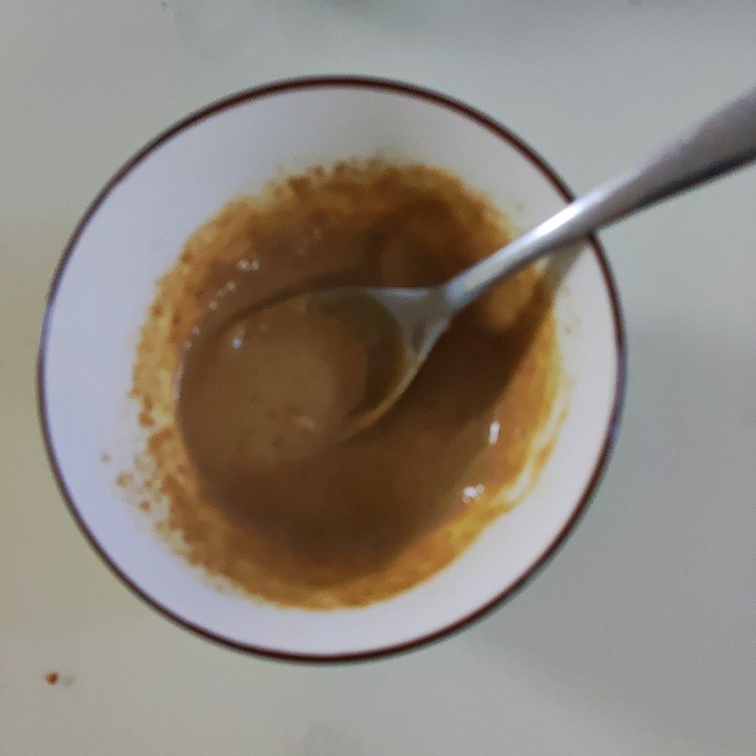 火锅芝麻酱。 超级简单！