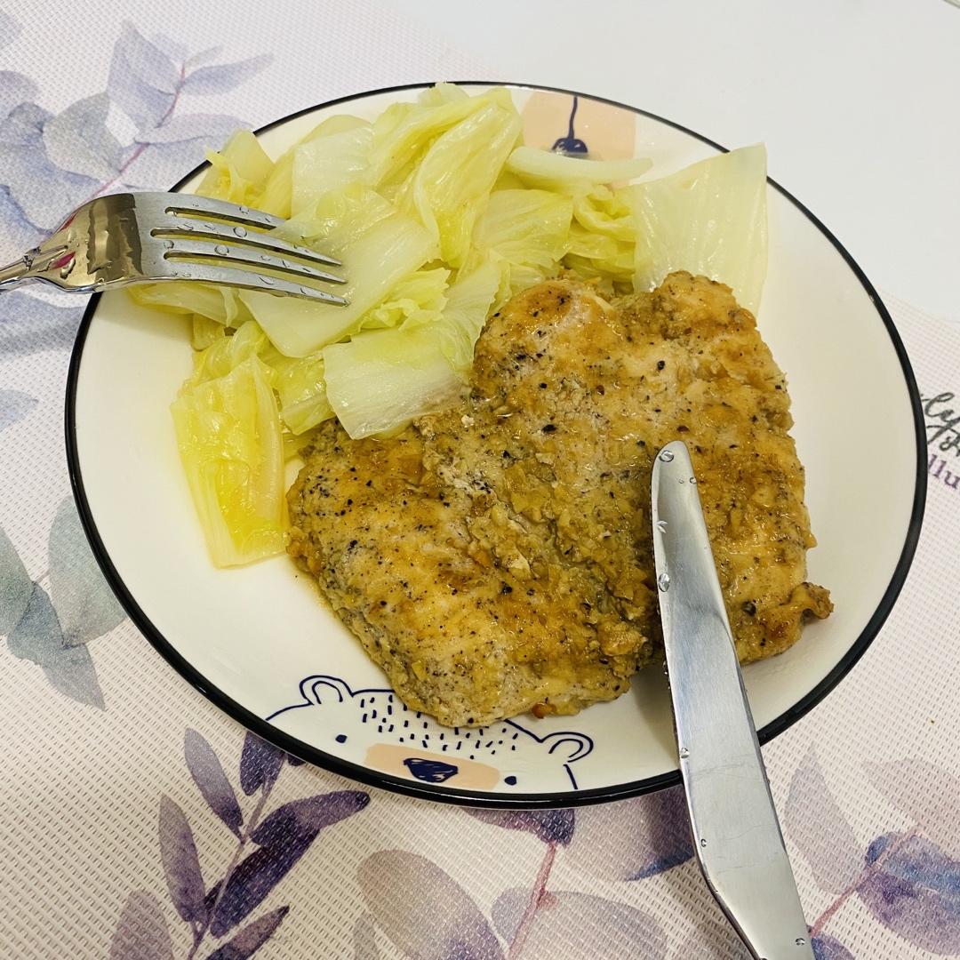【嫩煎鸡胸肉】
