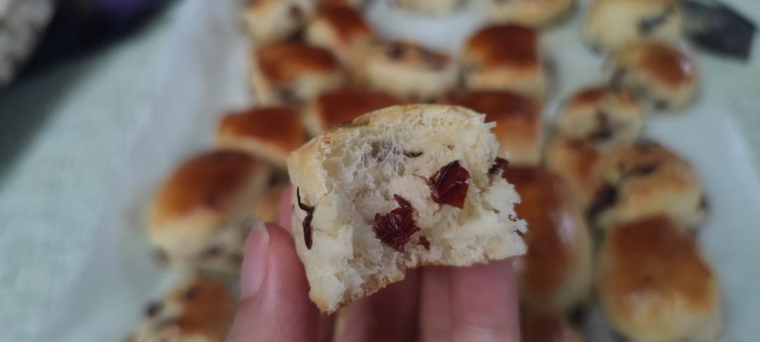 蔓越莓优格小面包块