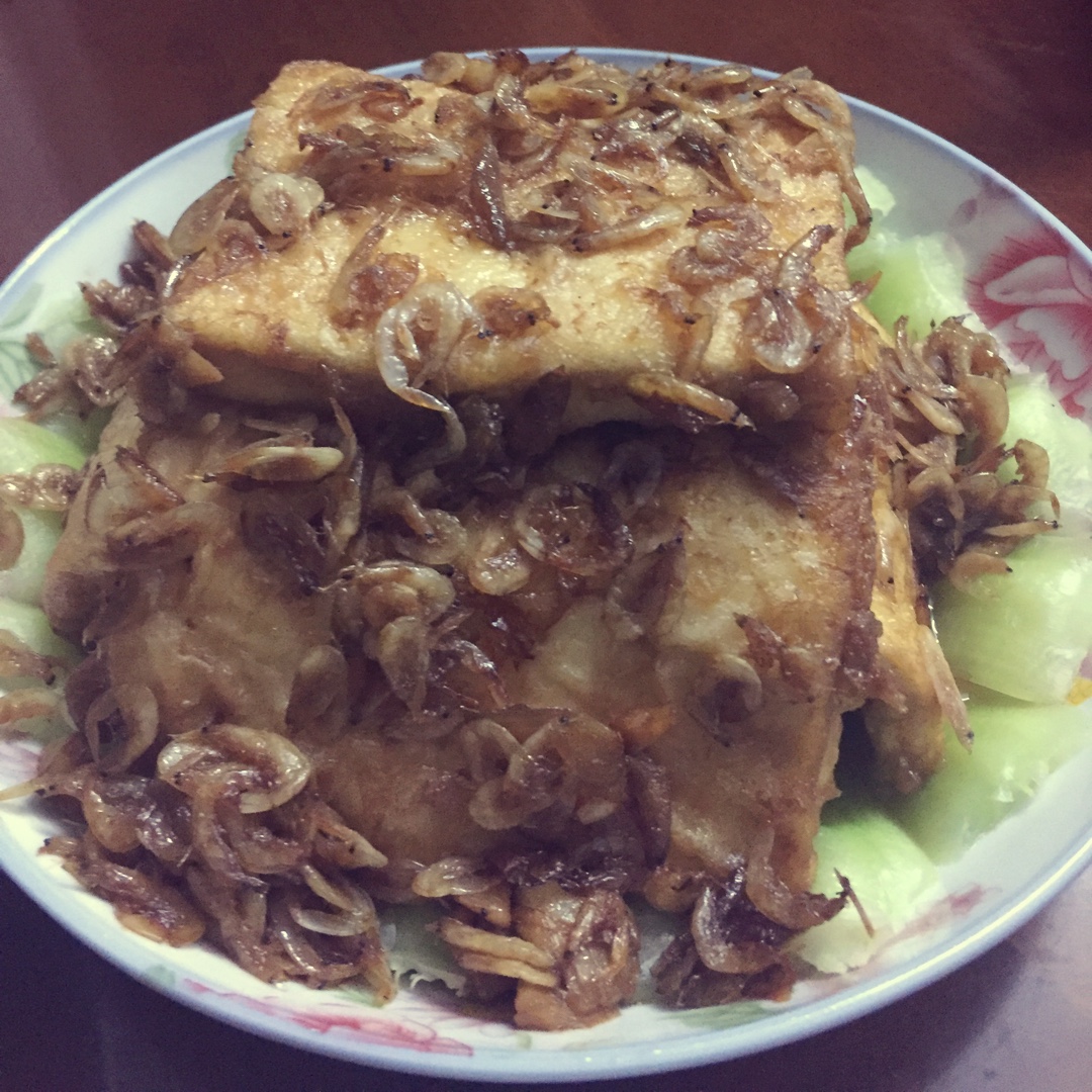 虾皮锅塌豆腐 （鲁菜）