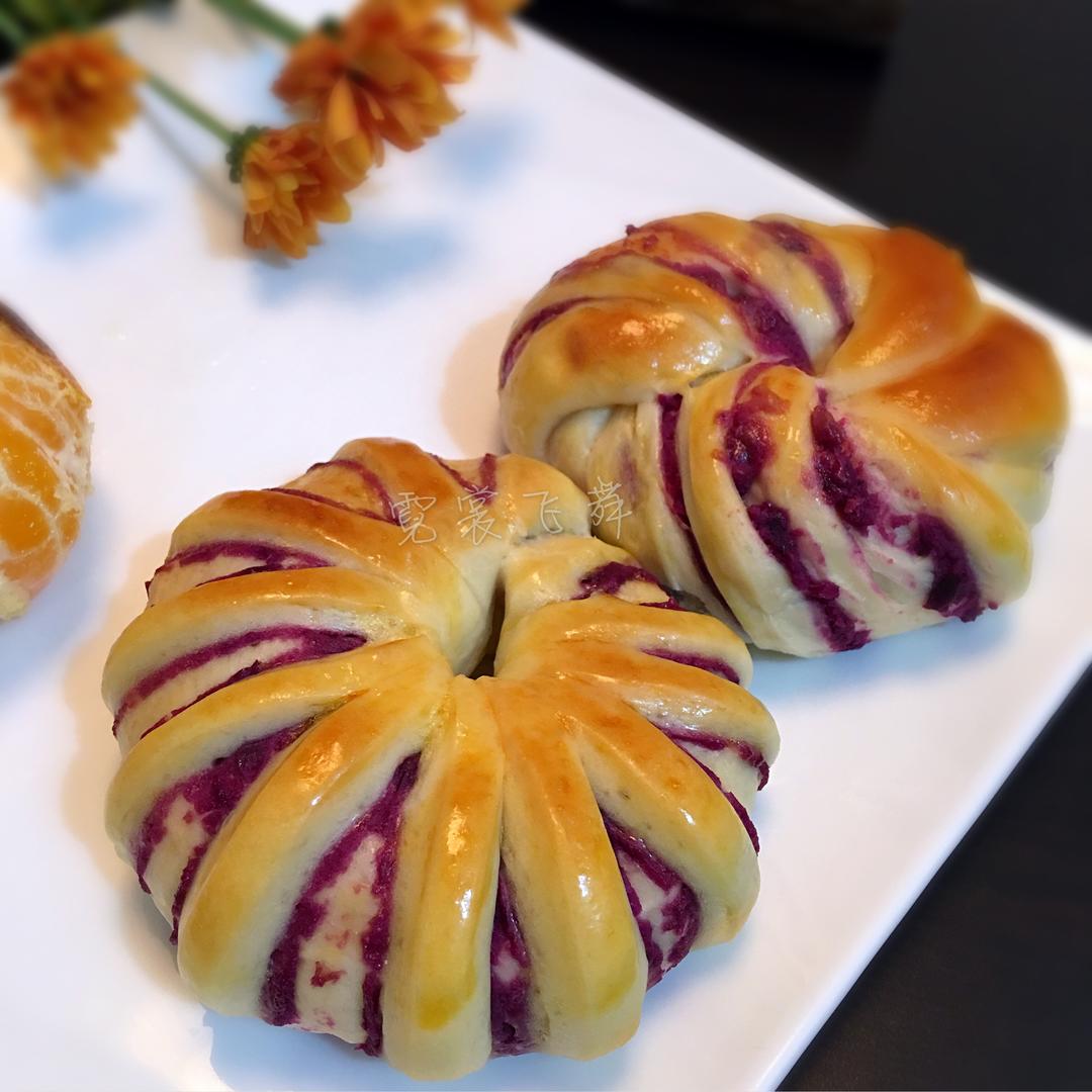 紫薯面包卷（两种卷法）
