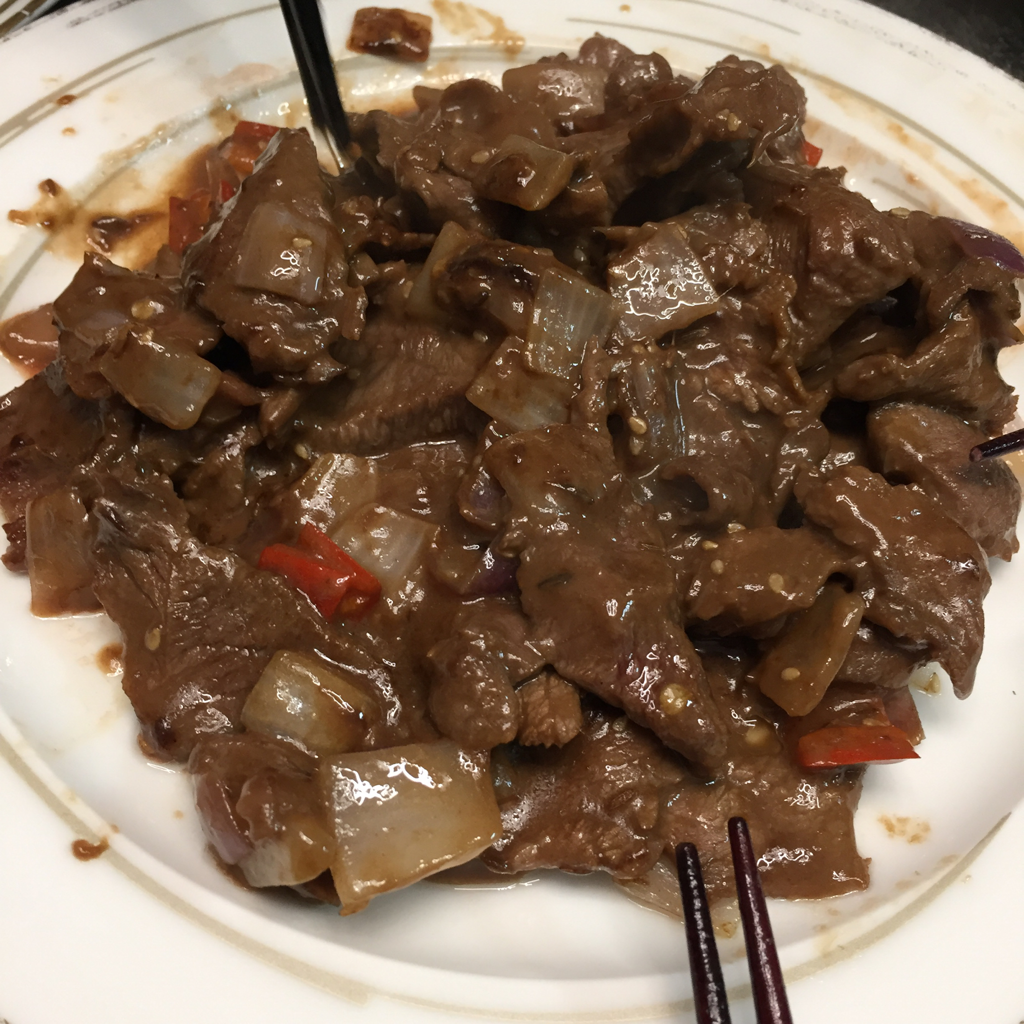 孜然牛肉粒