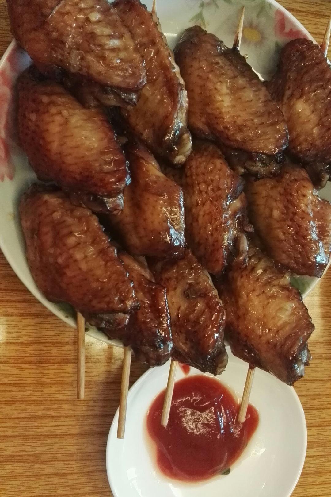 蜜汁鸡翅 Honey Coated Roast Chicken Wings