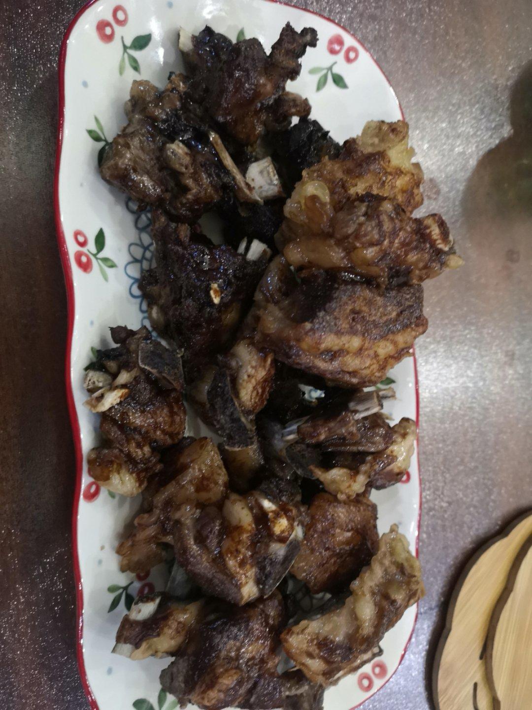 烤羊排骨（不膻很香脆）