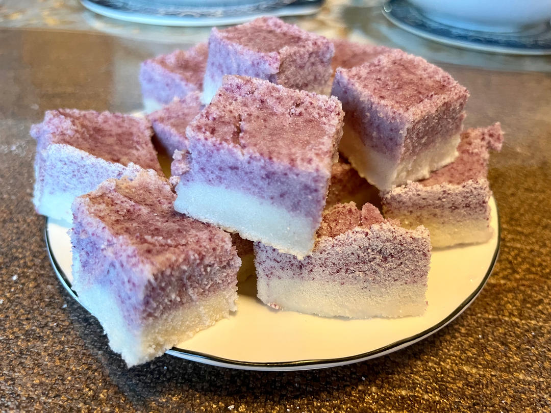 紫薯松糕