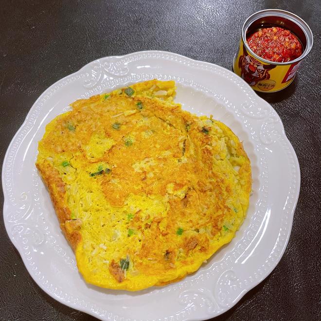 低碳生酮 金针菇鸡蛋饼 快手菜的做法