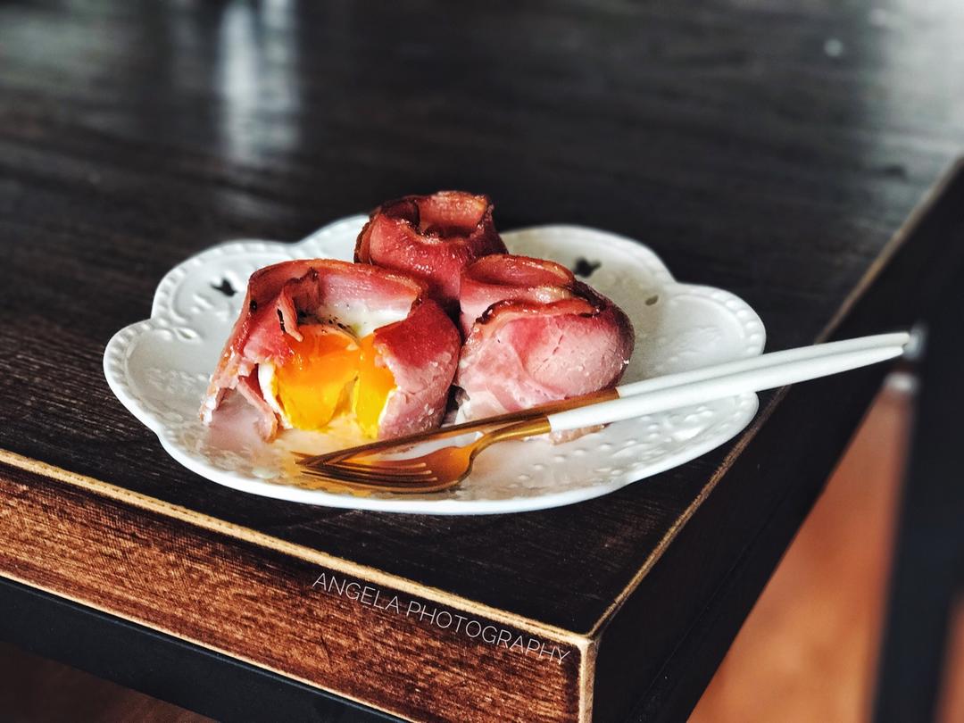 【懒人菜谱】培根鸡蛋杯