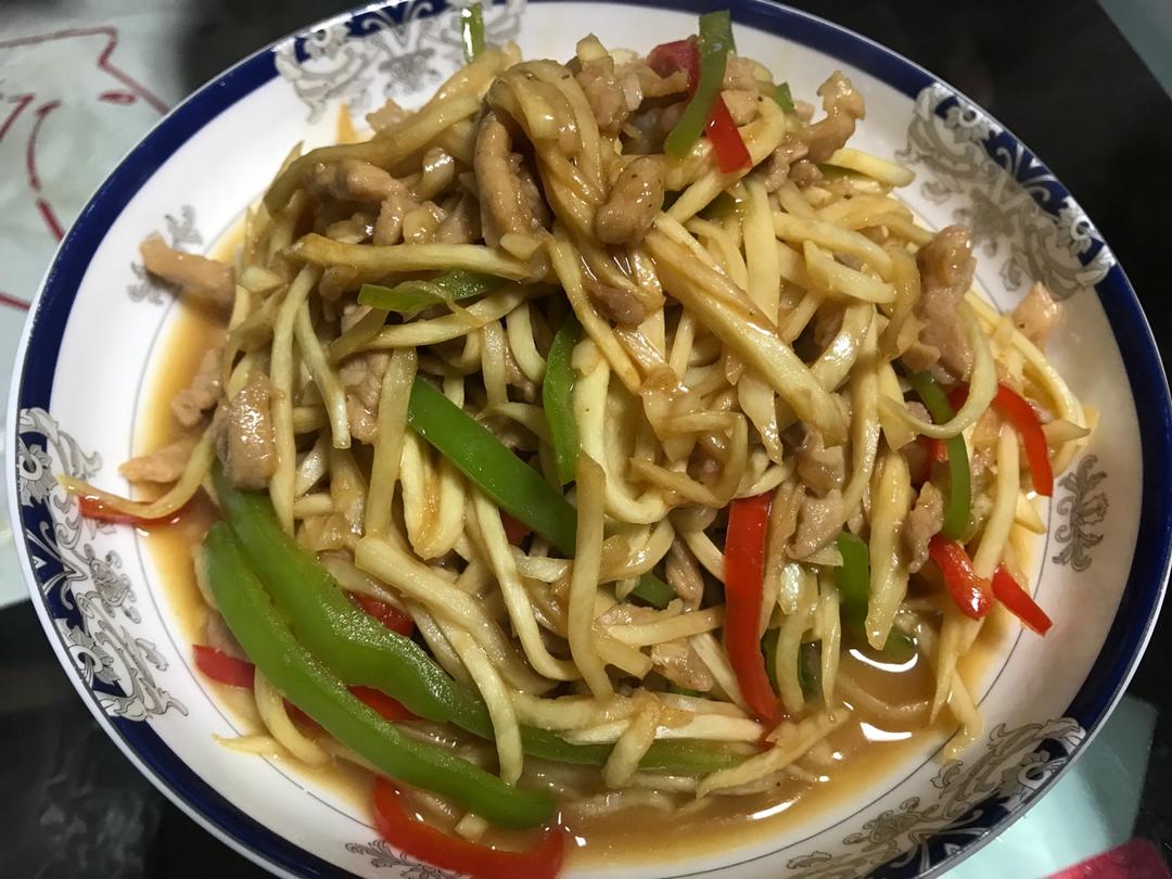 茭白肉丝