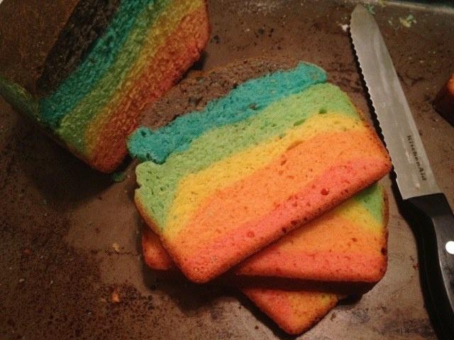 彩虹面包的做法