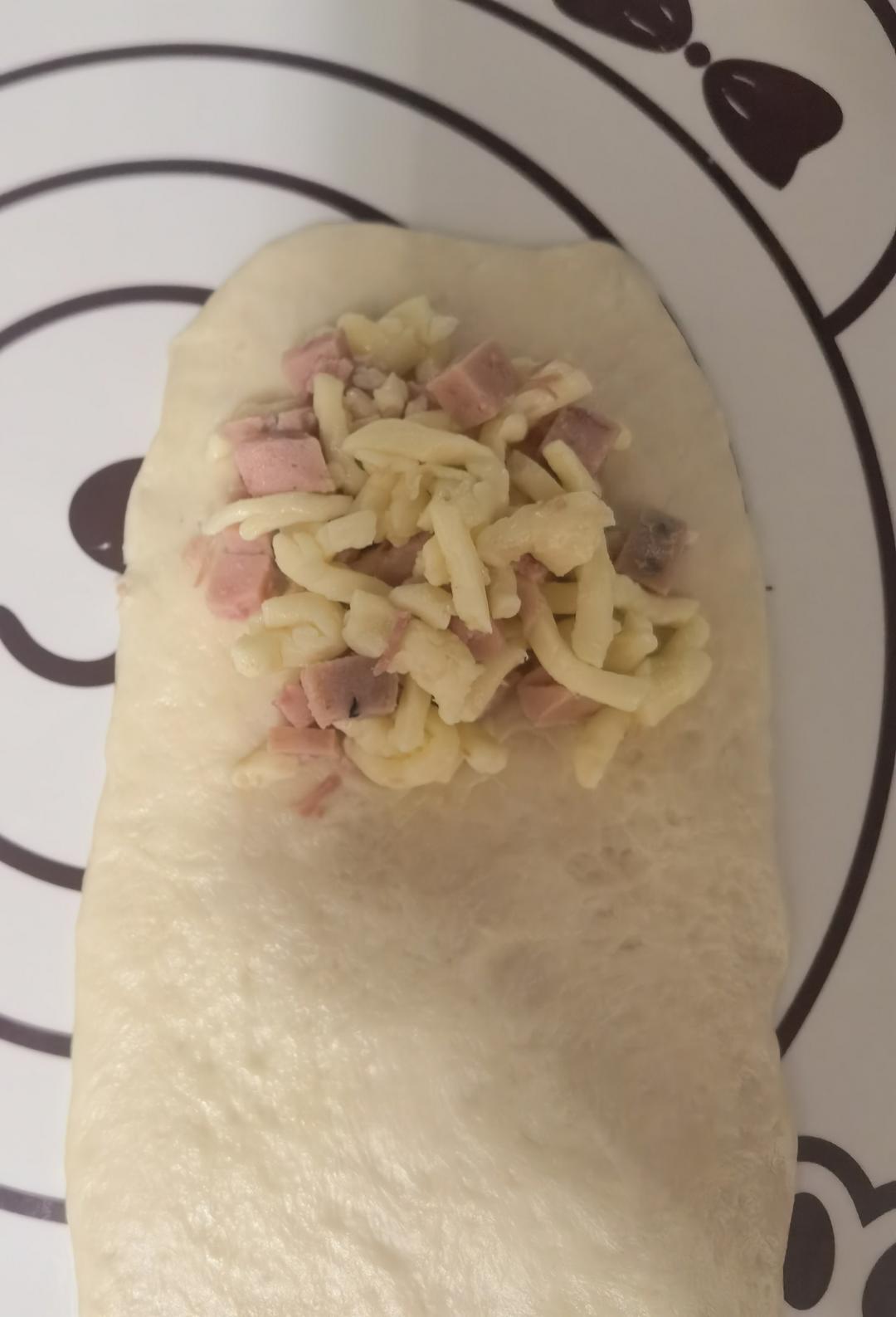 蒜香芝士火腿小吐司🍞超香！无法抗拒的咸口面包