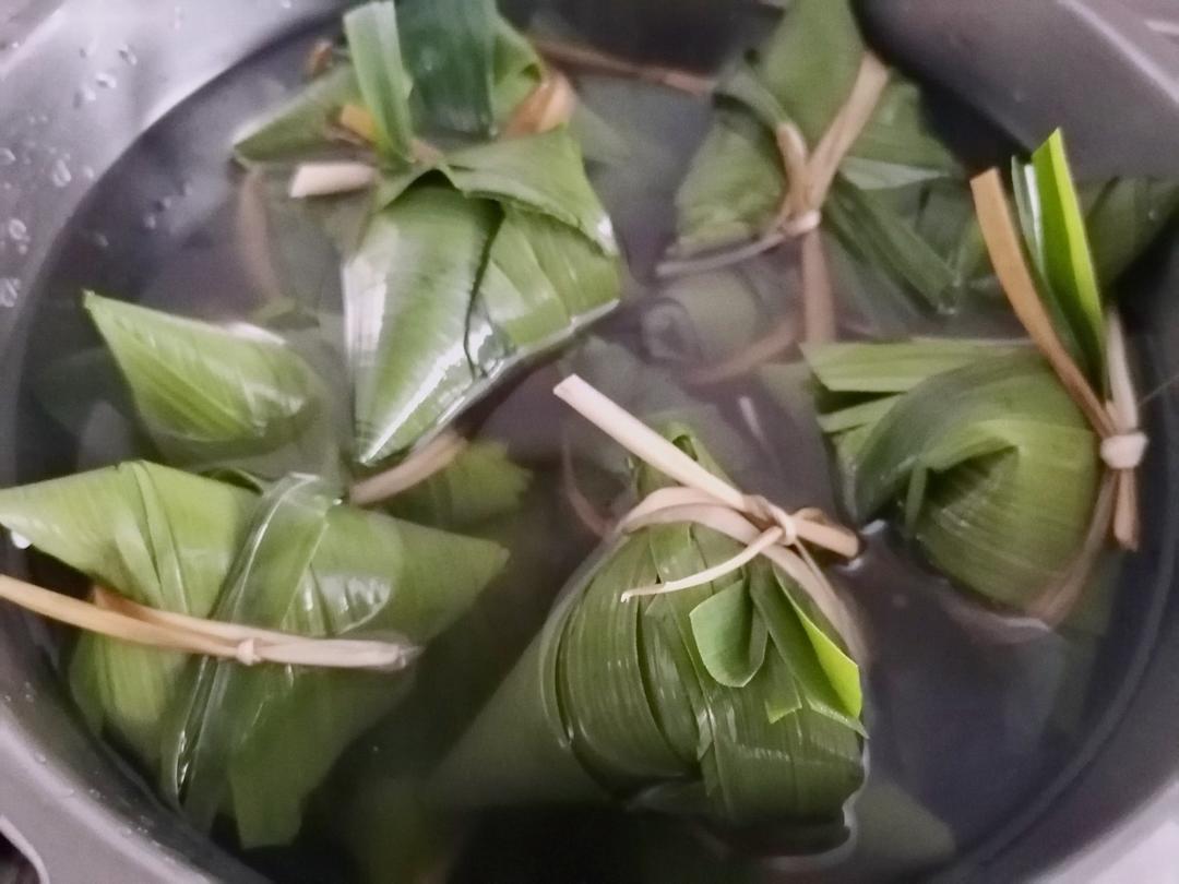 北方甜粽子端午节粽子包法—豆沙粽子蜜枣粽子