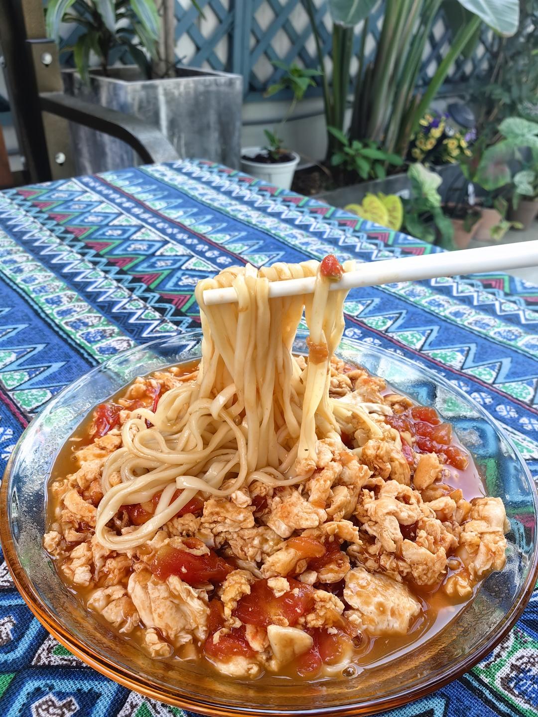 西红柿鸡蛋鸡蛋打卤面